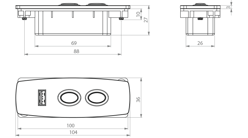 Seating Chair Control MP 2 boutons